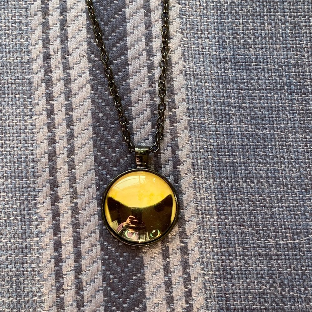 Black cat charm necklace - Picture 2 of 4